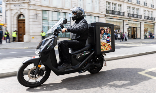 Advertising Bike in Zone 1 London
